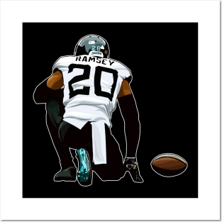 Jalen Ramsey #20 Takes A Knee Posters and Art